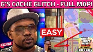 How To Find All Gs Gerald Cache Daily DETAILED MAP Locations GTA 5 Online Gs Cache Locations Today [upl. by Ayit]