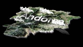 Andorra 3D Map Free Stock Footage [upl. by Portingale797]