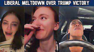 Total Liberal Meltdown After Trump Victory [upl. by Ynatterb]