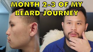 Minoxidil Beard  Month 2 and 3 of my Beard Journey [upl. by Hakim]