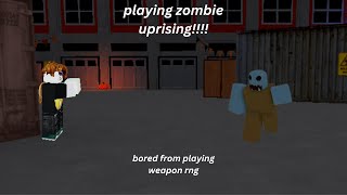 playing zombie shooting game  zombie uprising [upl. by Rodger]