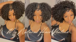 My Natural Hair Routine  3c4a Hair [upl. by Lorraine643]