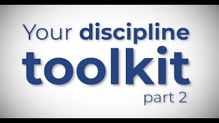 Your Discipline Toolbox  Part 2 How to maintain consistent boundaries and say quotnoquot [upl. by Ayanat114]