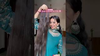 ₹115 me Nakli Baal🤫😍✅ braids meesho onlineshopping hairstyle hairtutorial hairextensions [upl. by Gnouc392]