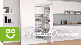 Bosch Integrated Fridge KIL82AF30G Product Overview  aocom [upl. by Nemra]