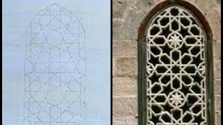 Pattern from Masjid Al Aqsa full process video geometric art [upl. by Guria]