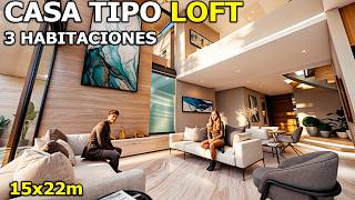 HERMOSA CASA tipo LOFT con 3 HABITACIONES [upl. by Toma]