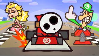 Shy Guy Kart DS  Ultimate Super Mario Cartoons [upl. by Akemet]