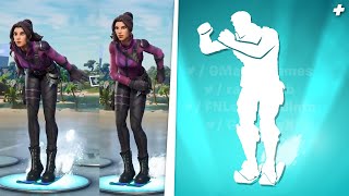 Fortnite Emote Slalom Style Showcase [upl. by Tjaden]