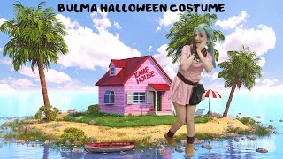 Bulma Halloween Costume makeup [upl. by Chandal428]