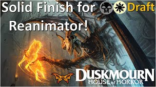 Solid Finish with BW Reanimator  Duskmourn Quick Draft  Part 2 MTG Arena [upl. by Audre]