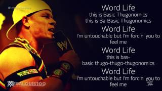 John Cena 5th WWE Theme Song  quotBasic Thugonomicsquot with download link and lyrics [upl. by Nealson579]