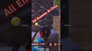 Al Enemies At Once 😼🔥 pubgmobile pubg gaming games gameplay jonathangaming fyp public [upl. by Nimesay]