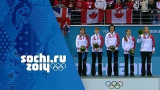 Curling  Womens Gold Medal Game  Canada v Sweden  Sochi 2014 Winter Olympics [upl. by Nanahs]