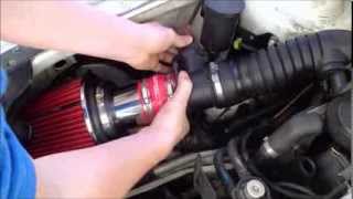 How To Install a Short RamCold Air Intake In A MK3 Jetta [upl. by Rufina]