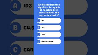 Which decision tree does both classification and regression [upl. by Sylvanus]