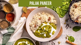 How To Make The Best Ever Palak Paneer amp Jeera Rice Recipe  Infinity Platter  2021 [upl. by Anawait]