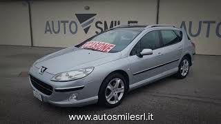 PEUGEOT 407 Station Wagon 20 16v HDI 136cv Premium  anno 82007  TETTO PANORAMICO  KM 200898 [upl. by Eadas]