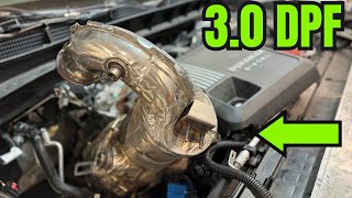 DPF Removal  Replace 30 Duramax Diesel new SCRF  NOX Filter [upl. by Furiya291]