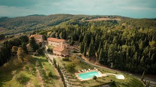 Agriturismo Borgo il Castagno  Toscana  Agriturismoit  Drone video [upl. by Jonati]