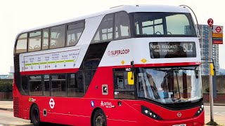 Londons Buses at North Woolwich Ferry Terminal 18th March 2024 [upl. by Einaffyt882]