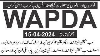 WAPDA JOBS 2024  NTDC WAPDA JOBS 2024 HOW TO APPLY IN WAPDA  NTS JOBS [upl. by Anelrahc]