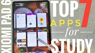 Xiaomi Pad 6  Top 7 Apps For Study  Note Taking Pdf Readers ebook Reader [upl. by Belford]