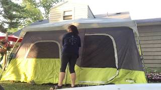 CORE 9 Person Instant Cabin Tent Take Down [upl. by Ylil]