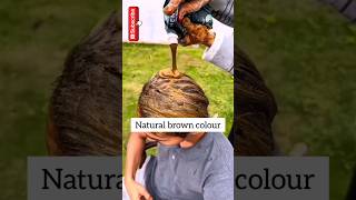 Natural Hair Colouring at Home haircolor naturalhair naturalhaircolour shorts viralshort [upl. by Alderson]