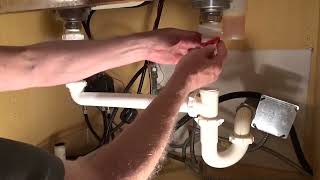 Kitchen Sink Drain Pipe  Dishwasher Drain Pipe [upl. by Seward723]