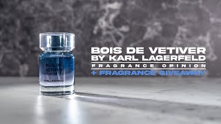 BOIS DE VETIVER BY KARL LAGERFELD  FRAGRANCE OPINION VIDEO  GIVEAWAY [upl. by Akilaz]