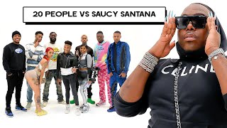 20 MEN VS 1 RAPPER SAUCY SANTANA with Shamar  Finding Bae Ep 1 [upl. by Range]