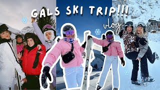 GIRLS SKI TRIP VLOG  VAL DISERE SKIING 2023 [upl. by Aicaca]