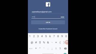 Facebook login issue sample video [upl. by Ainessey]