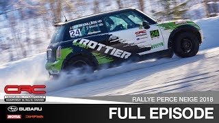 CRC TV Rallye Perce Neige 2018  Canadian Rally Championship [upl. by Celinka]