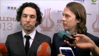 Ylvis  Interview on Dagbladetno  Spellemann Award 18012014 English subs [upl. by Jerrilee]