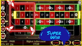 Super Betting Strategy to Super Win at Roulette [upl. by Tare]