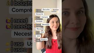 ✅Spanish verbs in present and preterite spanishlesson learnspanish spanishteacher spanishverbs [upl. by Ilamad]