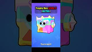 Trophy Box LEVEL 5 ULTRA BOX Opening 🥳 brawlstars shorts [upl. by Hgielac]