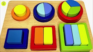 Shape amp Size Sorting Activity  Learn Shapes  Educational Videos for Toddlers [upl. by Notloc]