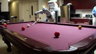 PR2 Robot Plays Pool [upl. by Daniela539]