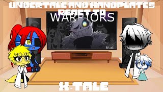 Undertale and Handplates React to  XTale  Gacha Club My AU [upl. by Atnauqahs]