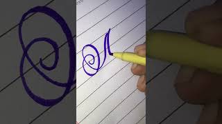 Learn with me  Letter “A” MK arts and calligraphy [upl. by Conrad]