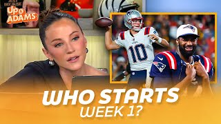 Who Will Start Week 1 For the Patriots Kay Adams on QB1 New England After Jacoby Brissett Injury [upl. by Hsejar]