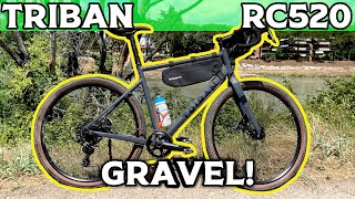 THE BEST BIKE IVE EVER OWNED Triban RC 520 Gravel Bike Sram Apex 1  Subcompact  Decathlon [upl. by Cita892]