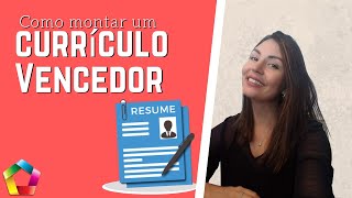 COMO MONTAR UM CURRÍCULO VENCEDOR PASSO A PASSO  MODELO DE CURRÍCULO 2020 [upl. by Tildie]