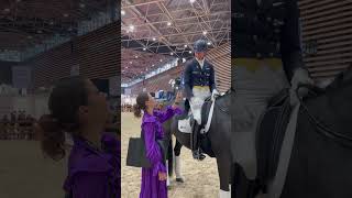 rencontre avec Patrik Kittel 🇸🇪🐴 cheval equitation equestrian dressage paard pferd [upl. by Aym]