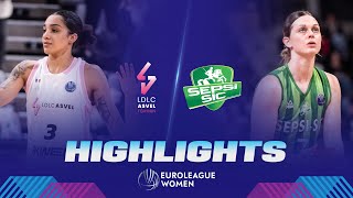 LDLC ASVEL Feminin v ACS SepsiSIC  Gameday 14  Highlights  EuroLeague Women 202324 [upl. by Millian]