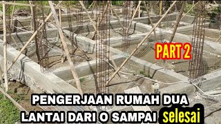 cara bikin rumah dua lantai dari tembok samping plat beton [upl. by Ecyar29]