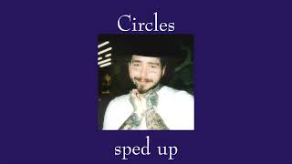 post malone  circles sped up [upl. by Lamson153]